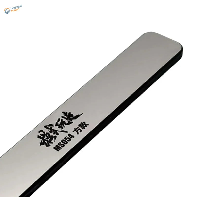 Silver rectangular sharpening guide for Shi Tools Glass File