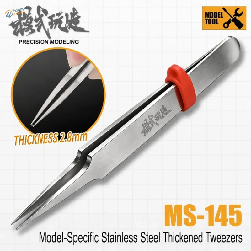 Mo Shi Tools Tungt-Duty Rett Pinsett