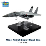 Gray Trumpeter 1/35 F-15 Eagle on model aircraft display stand