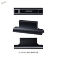 Black DSPiae AS-25PPBK angled sanding board, matte metal body