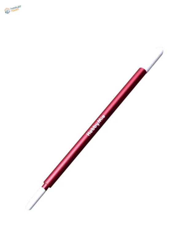Red and white Hobbymie multipurpose wiping brush with metallic finish