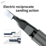 DSPIAE ES-A PRO black reciprocating sander with ergonomic design