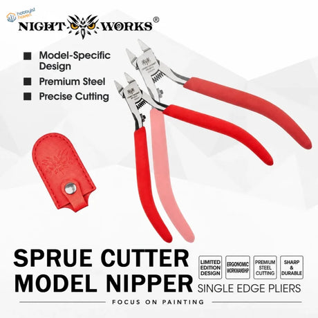 NightWorks NW-MP02 ultra-thin single edge nipper – view 1