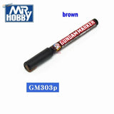 Brown GM303P Gundam marker by Mr. in Panel-Lining Pens for scale modeling tools