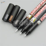 Panel lining pens for Gundam: black markers with white tips, red branding