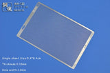 Silver-colored metal photo-etch vent mesh with 1.0mm holes for precision hobby tools in scale modeling