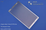 Square type photo-etch vent mesh aw-201 with silver metallic frame and fine grid pattern for precision hobby tools