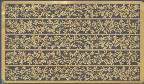 Photoetch branches with gold leaf vines for 1/35 tank camouflage