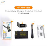 Master Slicer V packing list: retail box, cutting mat, cutting knife, user manual and 5 pcs of 6mm blades