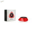 Red black magnetic paint stirrer with sleek triangular phone holder design