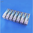 Seven grit packs of pre-cut adhesive sandpaper for the polishing tool