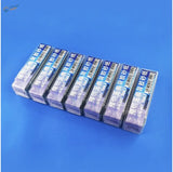Seven grit packs of pre-cut adhesive sandpaper for the polishing tool