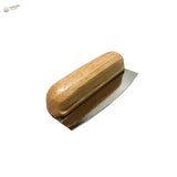 Precision mini saw with wooden handle and polished metal blade for scale modeling tools