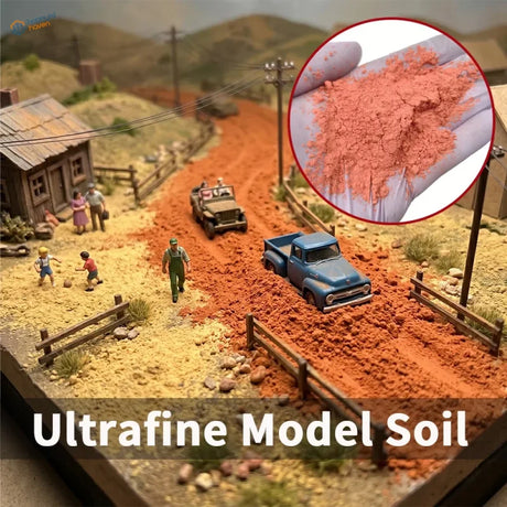 Terre à séchage rapide pour dioramas