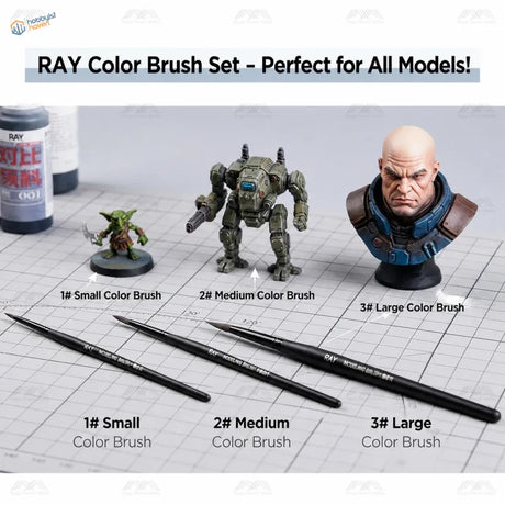 RAY Studio Base Coating Brushes