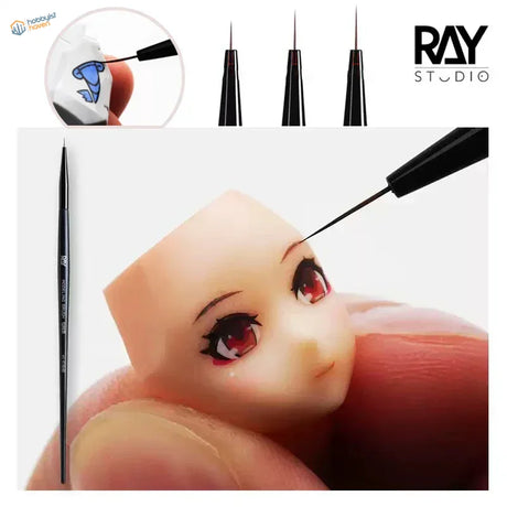 Ray Studio ultra-fine modeling brushes black fine-tipped paintbrush