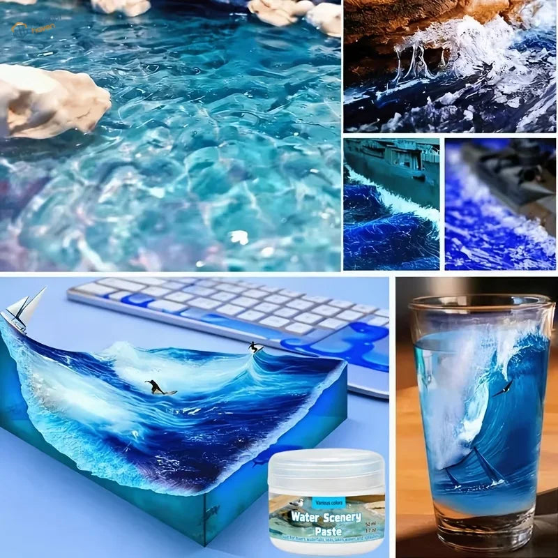 Pâte d'effet d'eau réaliste pour dioramas