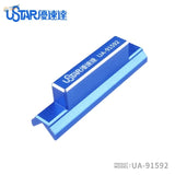 Blue Ustar UA-91592 right-angled curved sanding handle for precision hobby scale modeling