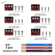 Rivet making tool: T09B precision nail makers in red black packaging with handles