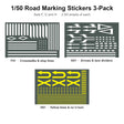 1/50 Road Marking Stickers 3-Pack (F01, G01, H01)