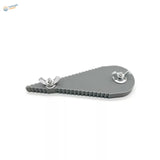 Gray plastic rod bending tool with silver wing nuts