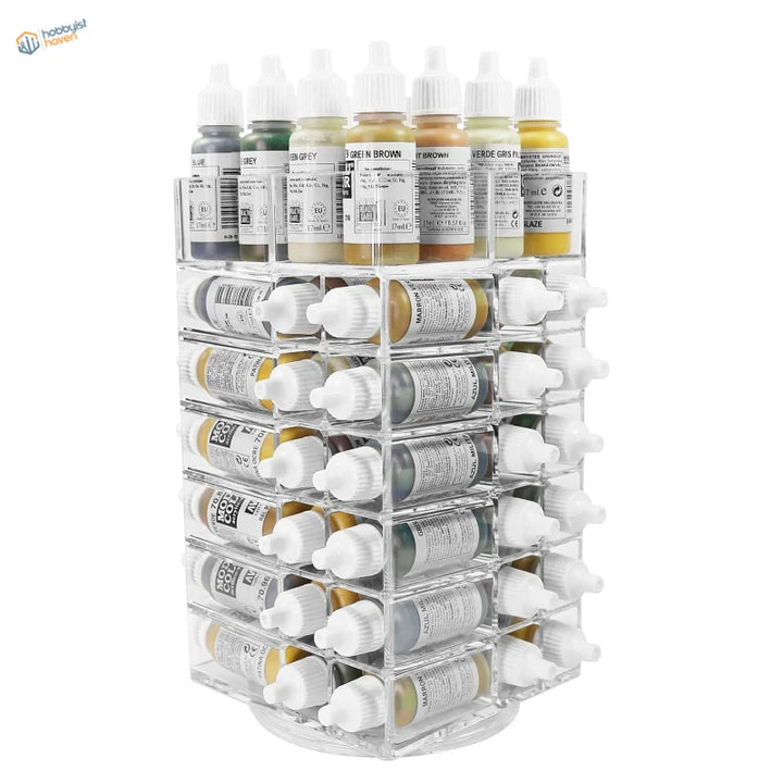Drehbarer Acrylfarben-Organizer für Farbflaschen