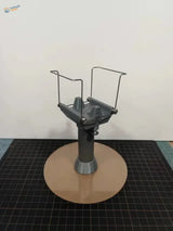 Gray metal rotating holder base for 1/64-1/18 car models