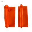 Bright orange ergonomic push stick and push blocks for safety