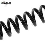 Black sagud spring coil airbrush hose with glossy finish coiled air line that spring-coil hose stretches efficiently