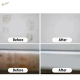 Premium sandpaper set before-and-after: removes shoe prints and rust stains