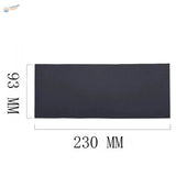 Sleek black 230 mm x 96 mm mat in premium sandpaper set