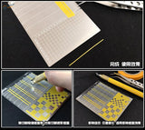 Clear acrylic cutting mat for stainless steel cutting template