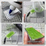 Static grass applicator 2.0 perforated metal sheet with grid holes