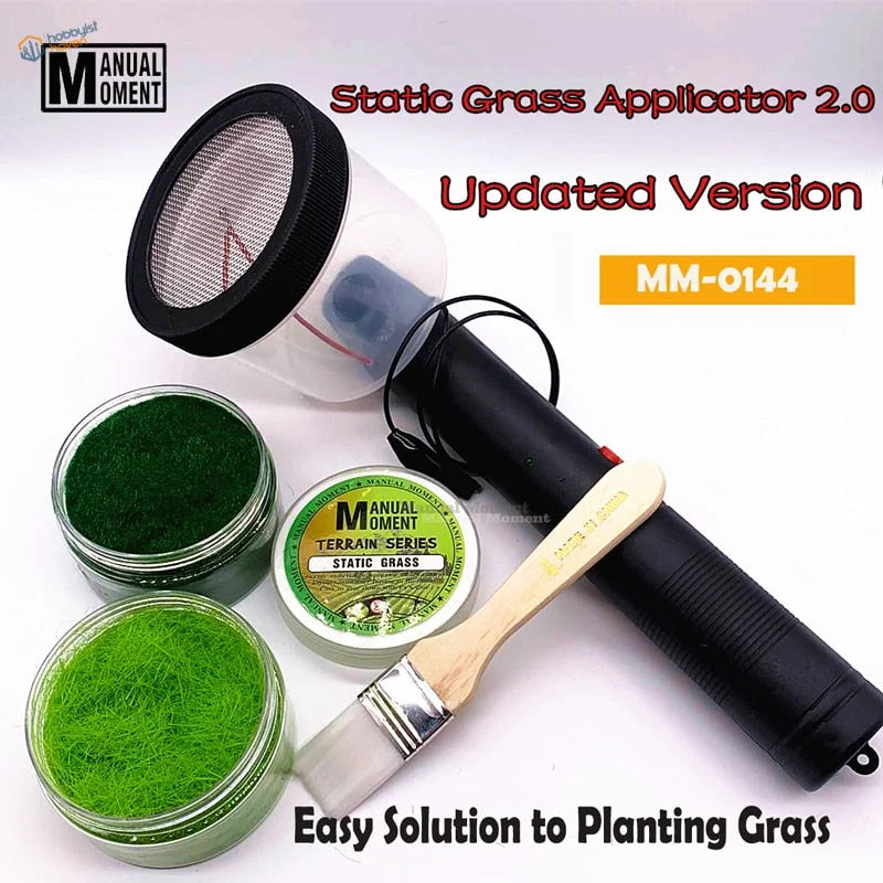 Static grass applicator 2.0 by Manual Moment mm-0144 with mesh top