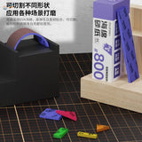 Stedi sanding sponges: Purple #800 sandpaper strips in stool box