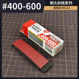 Stedi sanding sponges 400-600 grit red black in stool box