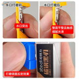 Stedi glass files yellow plastic-handled razor ms-29 steadi blade