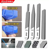 Stedi glass files: 4 gray super fine buffing files MS-40 to MS-42
