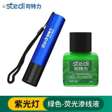 Stedi 365nm UV light with black flashlight and fluorescent panel liner set