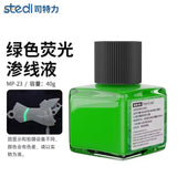Stedi MP-23 vibrant green fluorescent panel liner paint bottle for resin garage kits