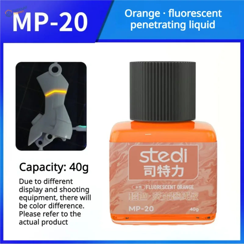 Stedi MP-20 fluorescent panel liner paint for resin garage kits in 40g bottle