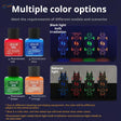 Stedi 40g water-based fluorescent panel liner paints in red, blue, green, orange for resin garage kits