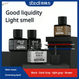 Stedi acrylic panel liner with water-based color thinners in glass bottles