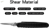 Stedi heavy-duty multipurpose hobby shears with black textured grip and metallic blades for precision hobby tools