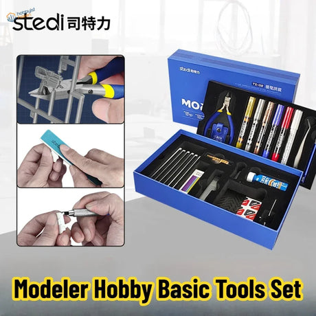 Stedi modelers toolset with precision pliers and markers
