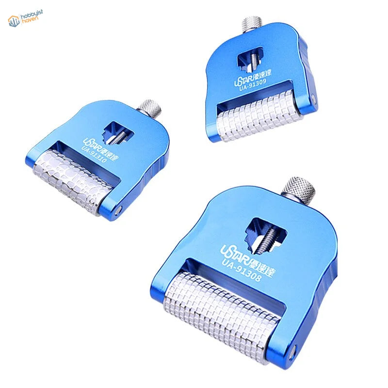 Blue Ustar UA-91308 UA-91309 texture roller with sharpening holder for scale modeling