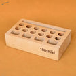 100shiki light wooden racks for scale modeling tools with slots