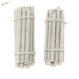 Two 1/35 resin bundles of timber, gray plastic sticks tied with bands