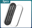 Ultra-fine stainless steel tweezers in silver-toned metal case for best results