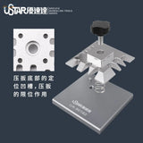 UStar UA-90182 photoetch bending tool with silver aluminum body and black knob